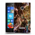 Дизайнерский пластиковый чехол для Microsoft Lumia 435 Красочные абстракции