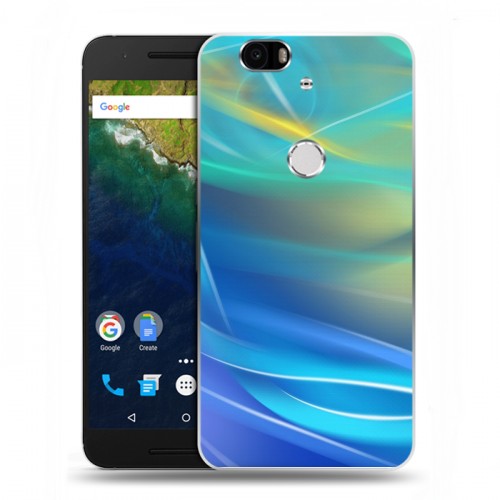 Дизайнерский силиконовый чехол для Google Huawei Nexus 6P Красочные абстракции