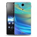 Дизайнерский пластиковый чехол для Sony Xperia TX Красочные абстракции