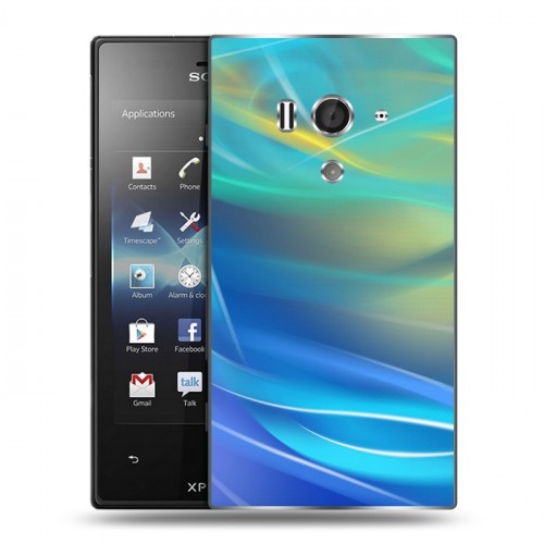 Дизайнерский пластиковый чехол для Sony Xperia acro S Красочные абстракции