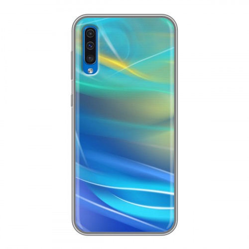 Дизайнерский силиконовый чехол для Samsung Galaxy A50 Красочные абстракции