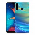 Дизайнерский пластиковый чехол для Samsung Galaxy A20s Красочные абстракции