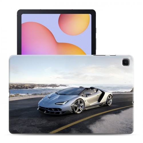 Дизайнерский силиконовый чехол для Samsung Galaxy Tab S6 Lite Lamborghini