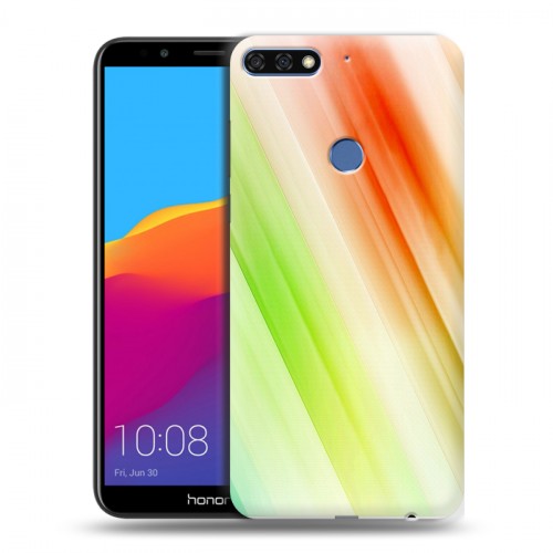 Дизайнерский пластиковый чехол для Huawei Honor 7C Pro Красочные абстракции
