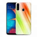 Дизайнерский пластиковый чехол для Samsung Galaxy A20s Красочные абстракции