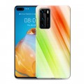 Дизайнерский силиконовый с усиленными углами чехол для Huawei P40 Красочные абстракции