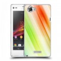 Дизайнерский пластиковый чехол для Sony Xperia L Красочные абстракции