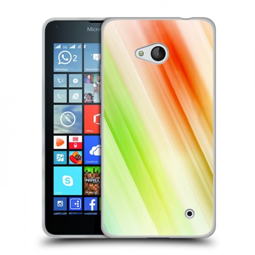 Дизайнерский пластиковый чехол для Microsoft Lumia 640 Красочные абстракции