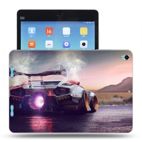 Дизайнерский силиконовый чехол для Xiaomi MiPad Lamborghini