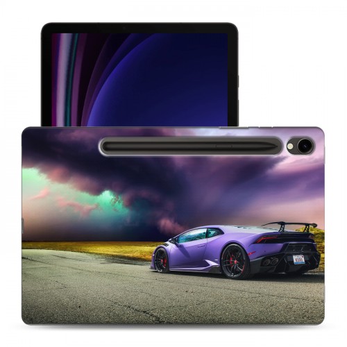 Дизайнерский силиконовый чехол для Samsung Galaxy Tab S9 Lamborghini