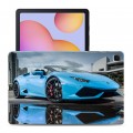 Дизайнерский силиконовый чехол для Samsung Galaxy Tab S6 Lite Lamborghini