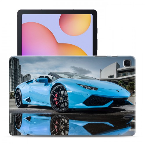 Дизайнерский силиконовый чехол для Samsung Galaxy Tab S6 Lite Lamborghini