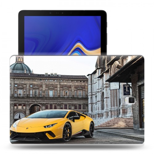 Дизайнерский силиконовый чехол для Samsung Galaxy Tab S4 Lamborghini