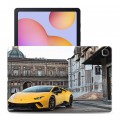 Дизайнерский силиконовый чехол для Samsung Galaxy Tab S6 Lite Lamborghini