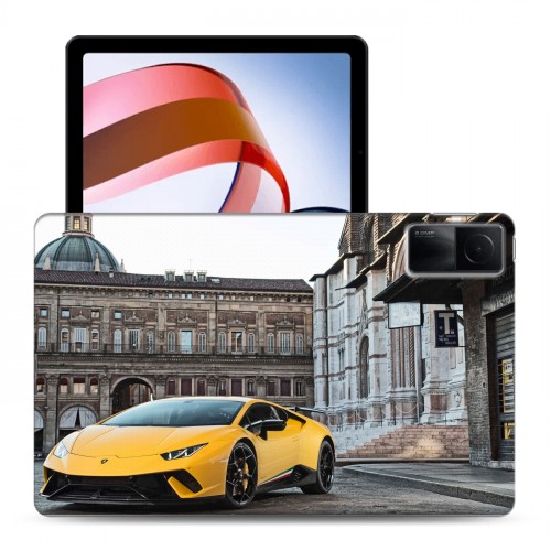 Дизайнерский силиконовый чехол для Xiaomi RedMi Pad Lamborghini