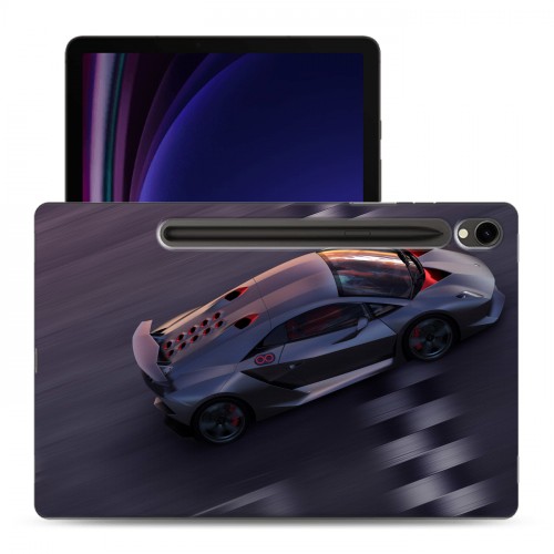 Дизайнерский силиконовый чехол для Samsung Galaxy Tab S9 Lamborghini