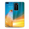 Дизайнерский пластиковый чехол для Huawei P40 Pro Красочные абстракции