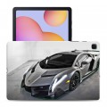 Дизайнерский силиконовый чехол для Samsung Galaxy Tab S6 Lite Lamborghini