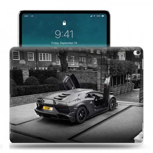 Дизайнерский силиконовый чехол для IPad Pro 12.9 (2018) Lamborghini