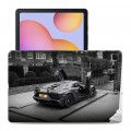 Дизайнерский силиконовый чехол для Samsung Galaxy Tab S6 Lite Lamborghini