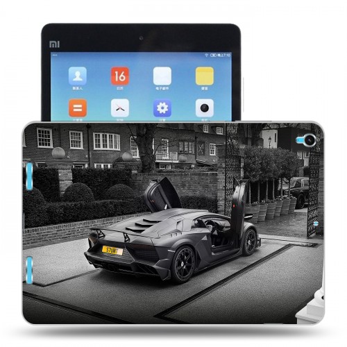 Дизайнерский силиконовый чехол для Xiaomi MiPad Lamborghini