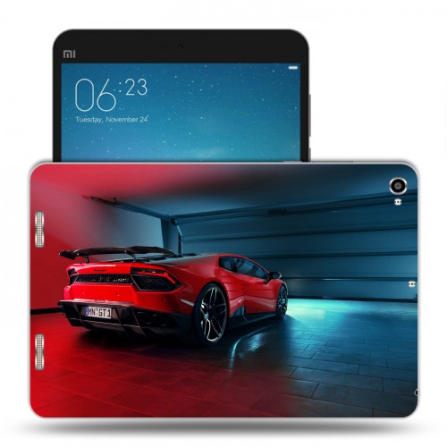 Дизайнерский силиконовый чехол для Xiaomi Mi Pad 2 Lamborghini