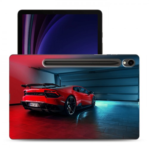 Дизайнерский силиконовый чехол для Samsung Galaxy Tab S9 Lamborghini