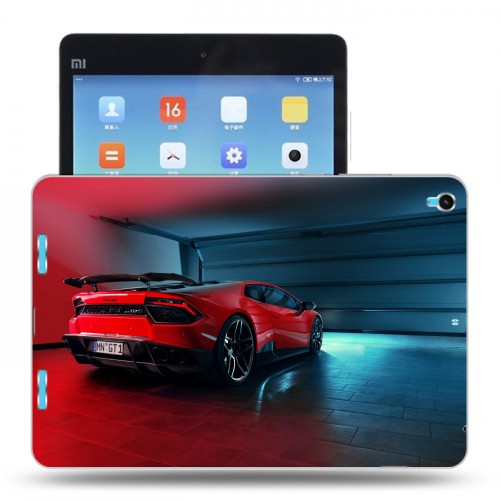 Дизайнерский силиконовый чехол для Xiaomi MiPad Lamborghini