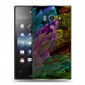 Дизайнерский пластиковый чехол для Sony Xperia acro S Красочные абстракции