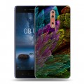 Дизайнерский пластиковый чехол для Nokia 8 Красочные абстракции