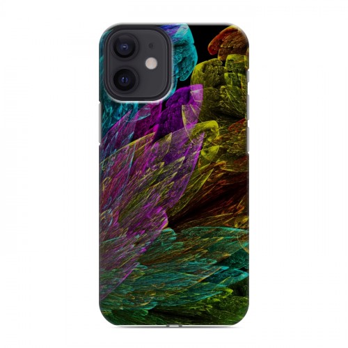 Дизайнерский силиконовый с усиленными углами чехол для Iphone 12 Mini Красочные абстракции