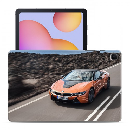 Дизайнерский силиконовый чехол для Samsung Galaxy Tab S6 Lite bmw