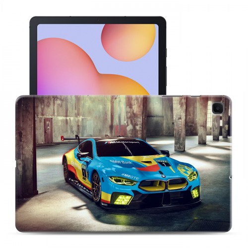 Дизайнерский силиконовый чехол для Samsung Galaxy Tab S6 Lite bmw