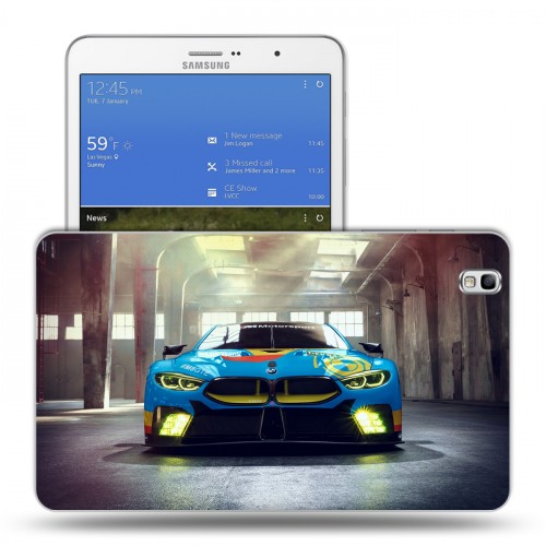Дизайнерский силиконовый чехол для Samsung Galaxy Tab Pro 8.4 bmw