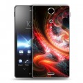 Дизайнерский пластиковый чехол для Sony Xperia TX Красочные абстракции