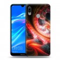 Дизайнерский пластиковый чехол для Huawei Y6 (2019) Красочные абстракции