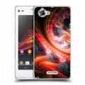 Дизайнерский пластиковый чехол для Sony Xperia L Красочные абстракции