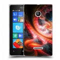 Дизайнерский пластиковый чехол для Microsoft Lumia 435 Красочные абстракции