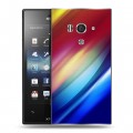 Дизайнерский пластиковый чехол для Sony Xperia acro S Красочные абстракции