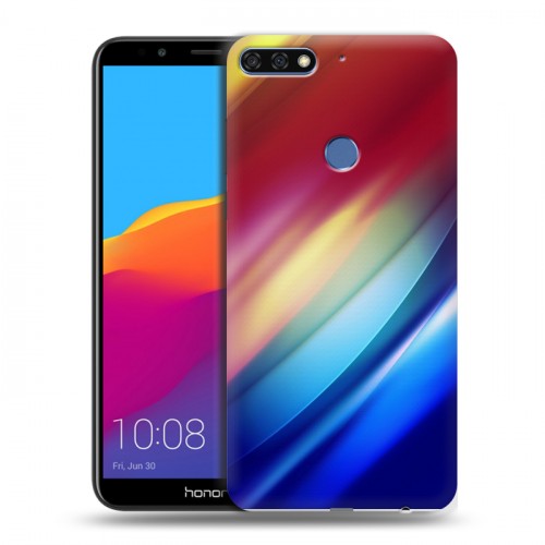 Дизайнерский пластиковый чехол для Huawei Honor 7C Pro Красочные абстракции