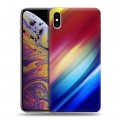 Дизайнерский силиконовый чехол для Iphone Xs Max Красочные абстракции