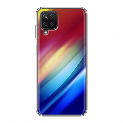 Дизайнерский пластиковый чехол для Samsung Galaxy A12 Красочные абстракции