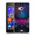 Дизайнерский пластиковый чехол для Microsoft Lumia 540 Красочные абстракции