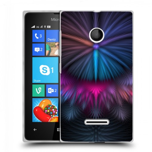 Дизайнерский пластиковый чехол для Microsoft Lumia 435 Красочные абстракции