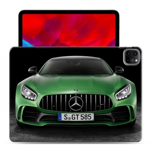 Дизайнерский силиконовый с усиленными углами чехол для Ipad Pro 11 (2020)  Mercedes