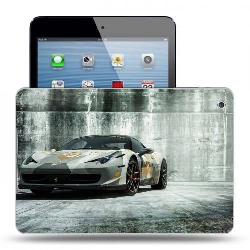 Дизайнерский силиконовый чехол для Ipad Mini ferrari