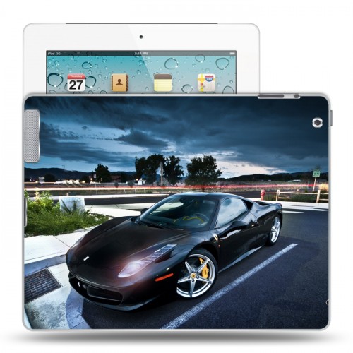 Дизайнерский пластиковый чехол для Ipad 2/3/4 ferrari