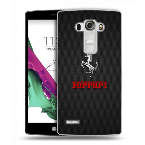 Дизайнерский пластиковый чехол для LG G4 S ferrari