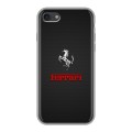 Дизайнерский силиконовый чехол для Iphone 7 ferrari