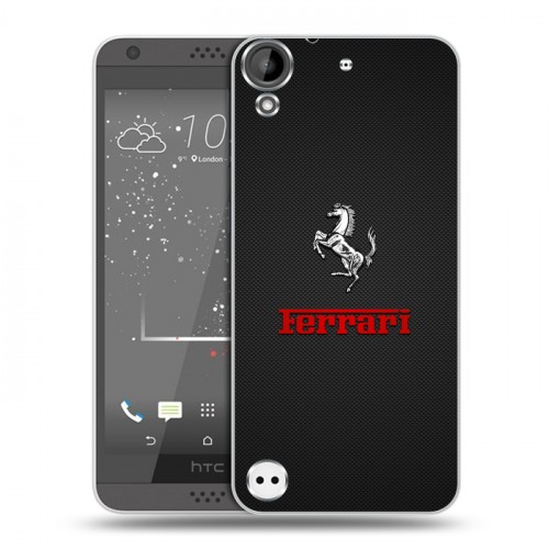 Дизайнерский пластиковый чехол для HTC Desire 530 ferrari